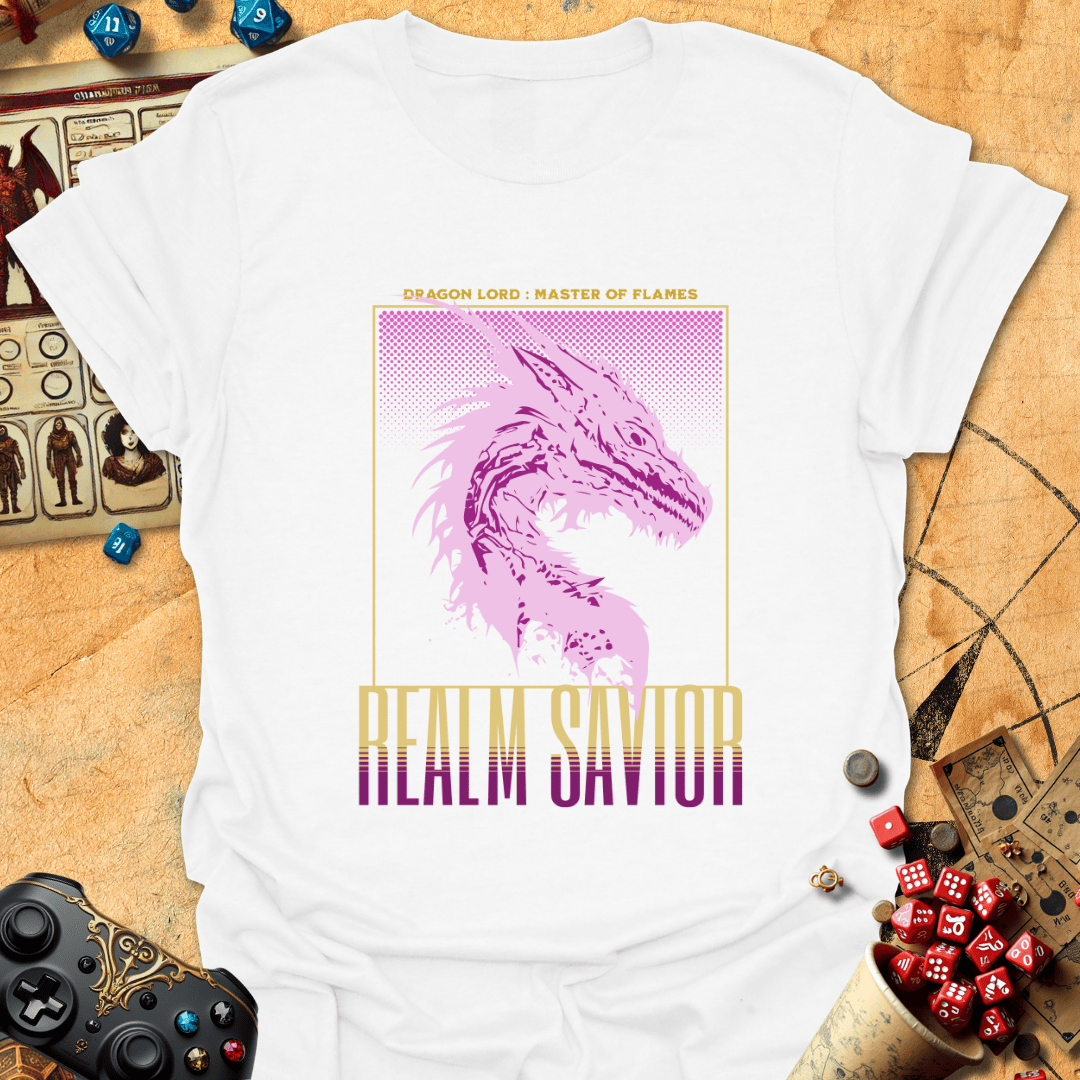 Realm Savior Tee Gift For Tabletop Gamer