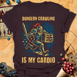 My Cardio Tee Gift For Tabletop Gamer