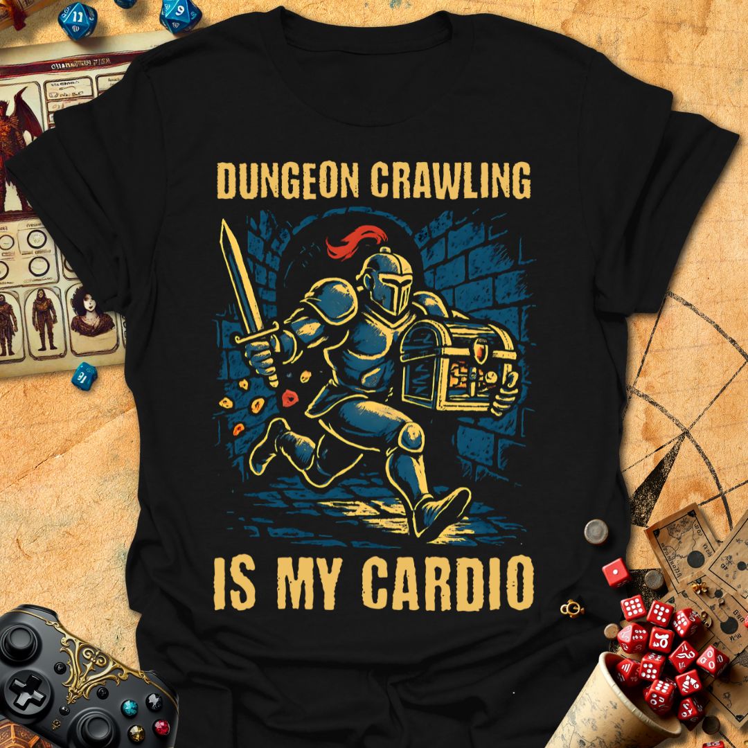 My Cardio Tee Gift For Tabletop Gamer
