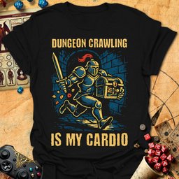 My Cardio Tee Gift For Tabletop Gamer