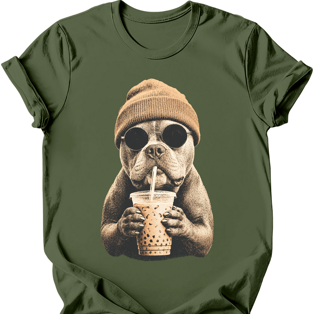 American Bully Hipster Dog T Shirt Gift For Dog Lover