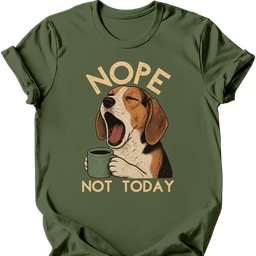 American Foxhound Not Today T Shirt Gift For Dog Lover