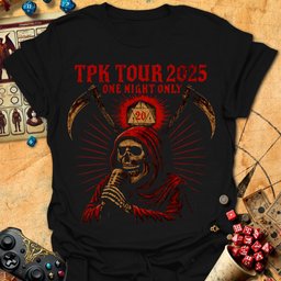 Tpk Tour Tee Gift For Tabletop Gamer