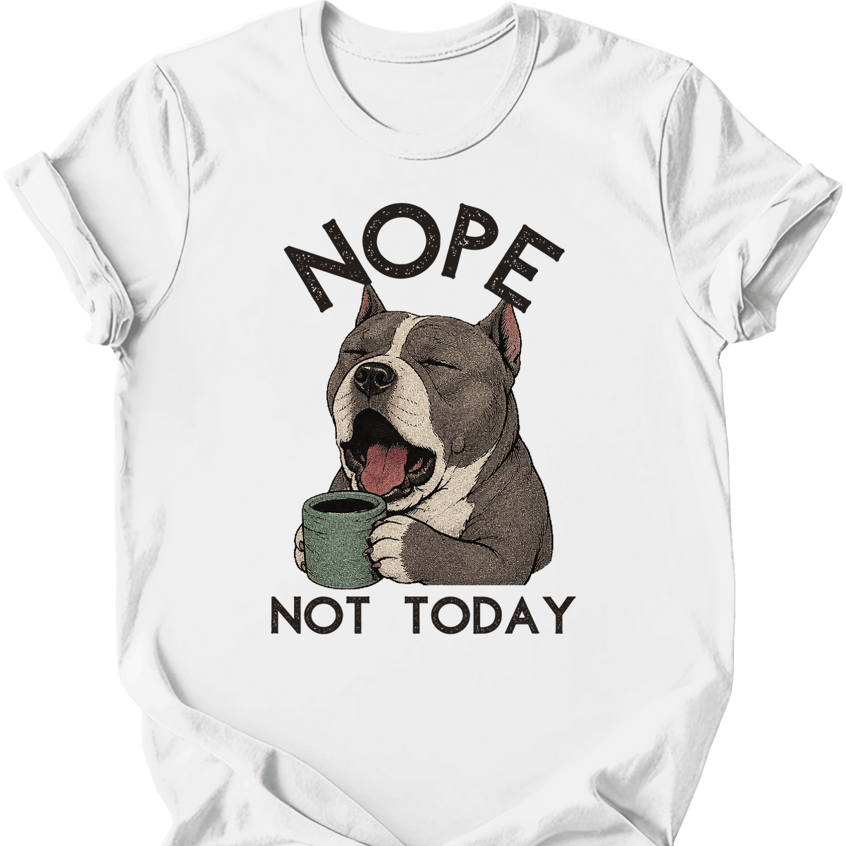 American Bully Not Today T Shirt Gift For Dog Lover