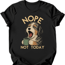 Aussiedoodle Not Today T Shirt Gift For Dog Lover