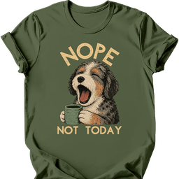 Aussiedoodle Not Today T Shirt Gift For Dog Lover