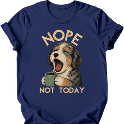 Aussiedoodle Not Today T Shirt Gift For Dog Lover
