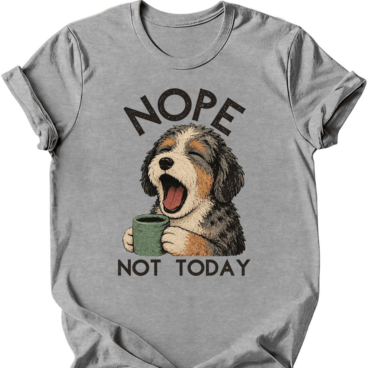 Aussiedoodle Not Today T Shirt Gift For Dog Lover