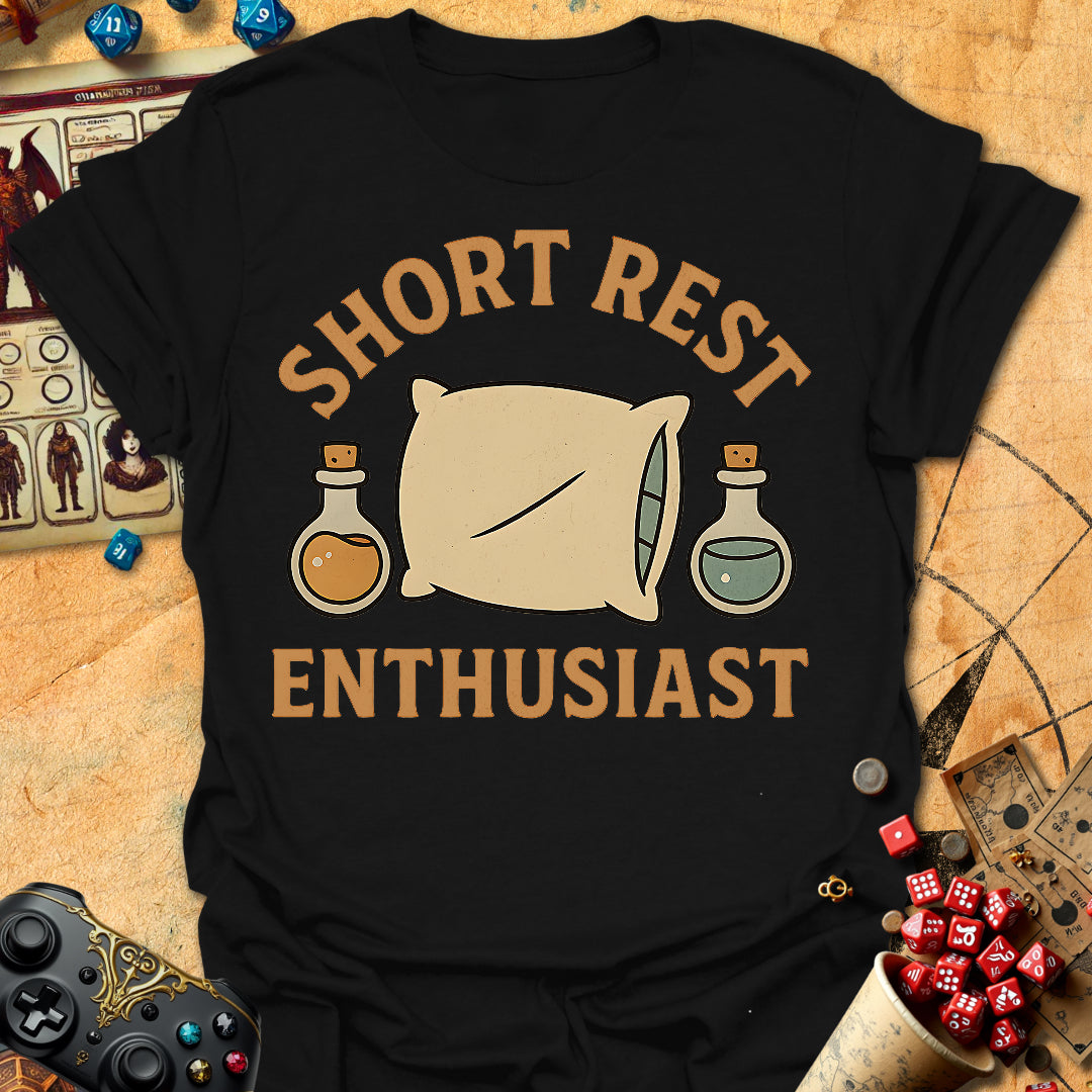 Short Rest Tee Gift For Tabletop Gamer