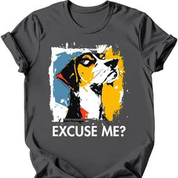 American Foxhound Excuse Me Dog T Shirt Gift For Dog Lover