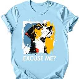 American Foxhound Excuse Me Dog T Shirt Gift For Dog Lover