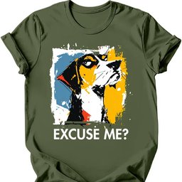 American Foxhound Excuse Me Dog T Shirt Gift For Dog Lover