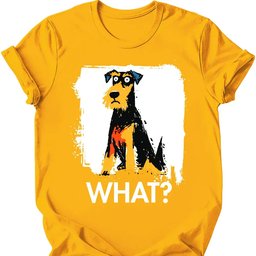 Airedale What Dog T Shirt Gift For Dog Lover
