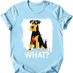 Airedale What Dog T Shirt Gift For Dog Lover