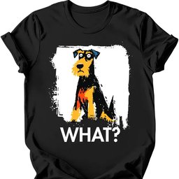 Airedale What Dog T Shirt Gift For Dog Lover