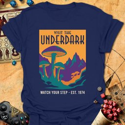 Visit Underdark Tee Gift For Tabletop Gamer
