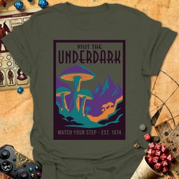 Visit Underdark Tee Gift For Tabletop Gamer