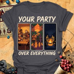 Your Party Tee Gift For Tabletop Gamer