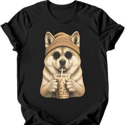 Akita Hipster Dog T Shirt Gift For Dog Lover