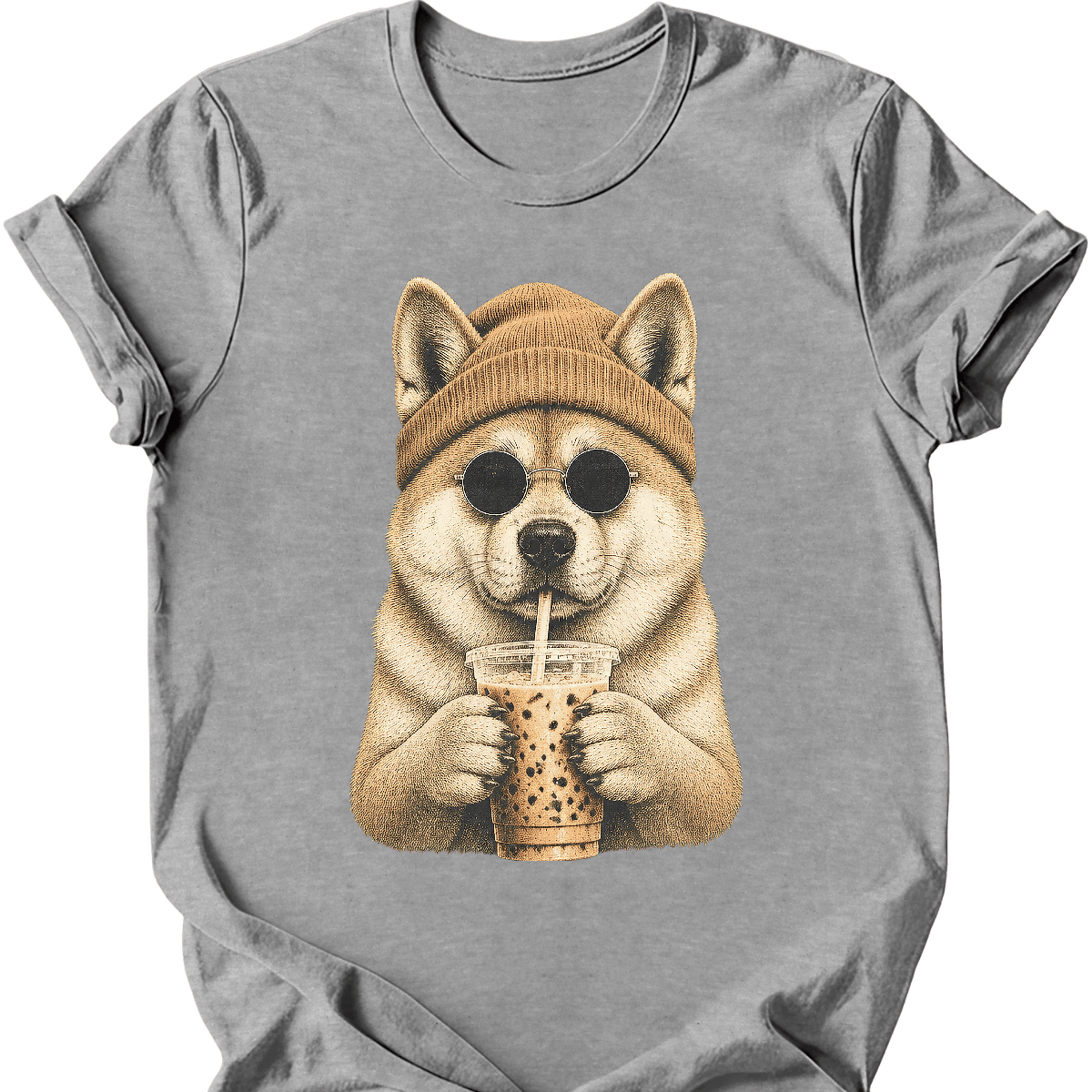 Akita Hipster Dog T Shirt Gift For Dog Lover