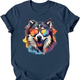Alaskan Malamute Top Dog T Shirt Gift For Dog Lover