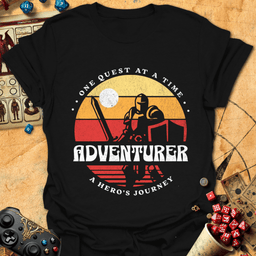 Warrior Sunset Tee Gift For Tabletop Gamer