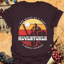 Warrior Sunset Tee Gift For Tabletop Gamer