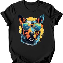 Australian Cattle Top Dog T Shirt Gift For Dog Lover