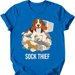 American Foxhound Sock Thief T Shirt Gift For Dog Lover