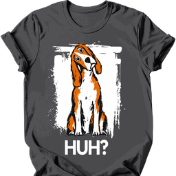 American Foxhound Huh Dog T Shirt Gift For Dog Lover