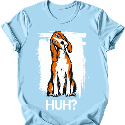 American Foxhound Huh Dog T Shirt Gift For Dog Lover