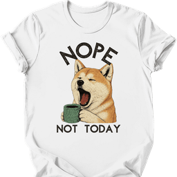 Akita Not Today T Shirt Gift For Dog Lover