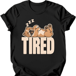 American Bully Tired Dog T Shirt Gift For Dog Lover