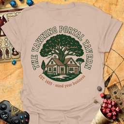 Yawning Portal Tee Gift For Tabletop Gamer