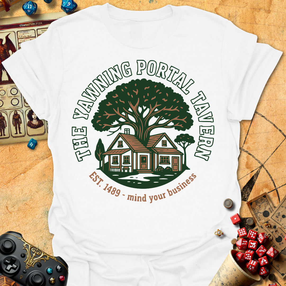 Yawning Portal Tee Gift For Tabletop Gamer