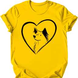 Australian Shepherd Heart Dog T Shirt Gift For Dog Lover
