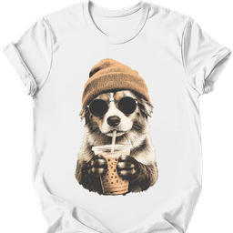 Australian Shepherd Hipster Dog T Shirt Gift For Dog Lover