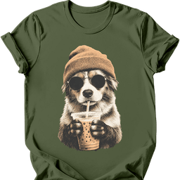 Australian Shepherd Hipster Dog T Shirt Gift For Dog Lover