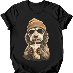 Aussiedoodle Hipster Dog T Shirt Gift For Dog Lover