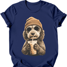 Aussiedoodle Hipster Dog T Shirt Gift For Dog Lover