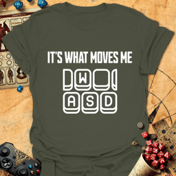 What Moves Me Tee Gift For Tabletop Gamer