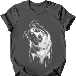 Australian Shepherd Tilted Dog T Shirt Gift For Dog Lover