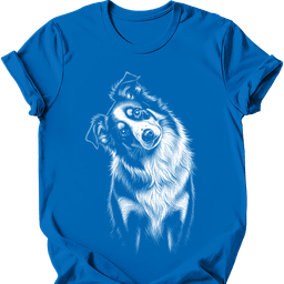 Australian Shepherd Tilted Dog T Shirt Gift For Dog Lover