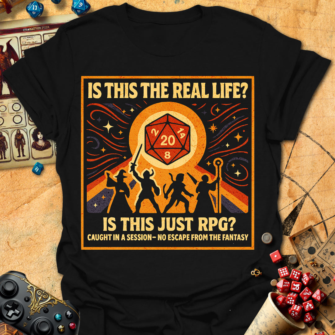The Real Life Tee Gift For Tabletop Gamer