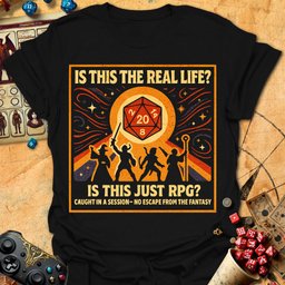 The Real Life Tee Gift For Tabletop Gamer