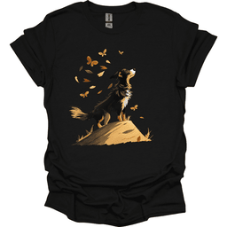 Australian Shepherd Fall Dog T Shirt Gift For Dog Lover