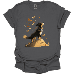 Australian Shepherd Fall Dog T Shirt Gift For Dog Lover