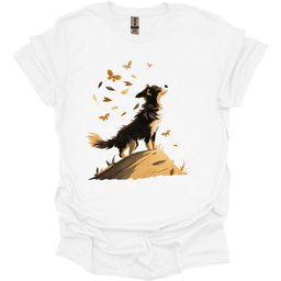 Australian Shepherd Fall Dog T Shirt Gift For Dog Lover