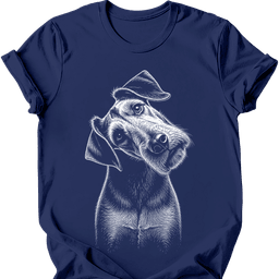 Airedale Tilted Dog T Shirt Gift For Dog Lover