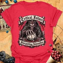 Storytelling Intensifies Tee Gift For Tabletop Gamer